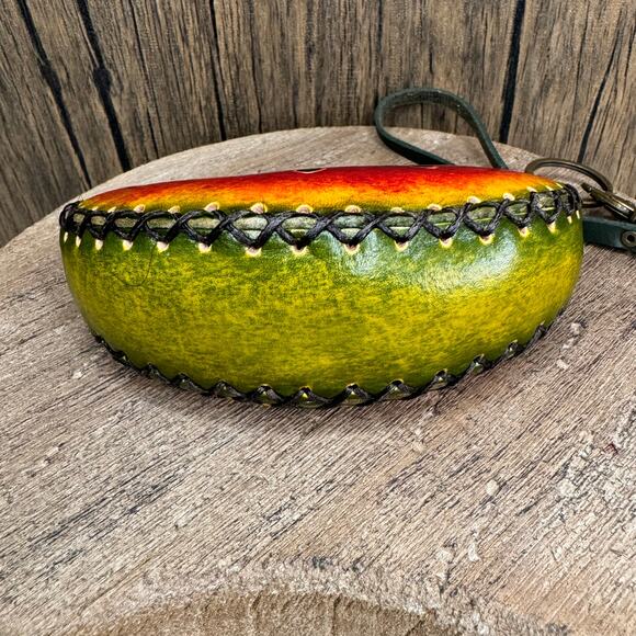 Flower Coin Purse Wallet Genuine Leather Wallet NEW FAST SHIP - Picture 6 of 8